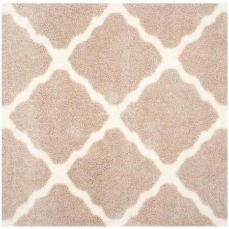 Safavieh Montreal Shag Square RugBeige & Ivory 6 ft. 7 in. x 6 ft. 7 in. SGM866C-7SQ